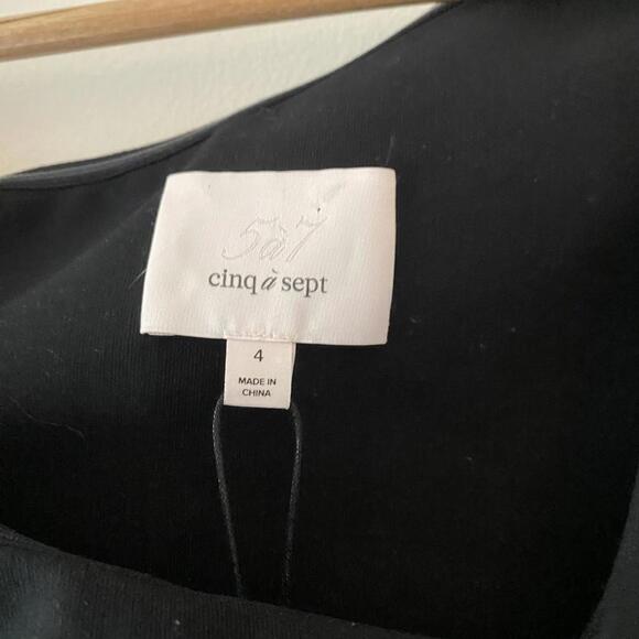 CINQ A SEPT black Coralisa mini dress nwt - Picture 6 of 9